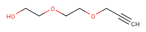 Propargyl-PEG2-OH Chemical Structure