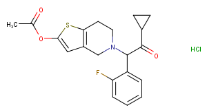 Prasugrel Hydrochloride Chemical Structure