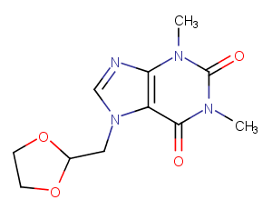 Doxofylline Chemical Structure