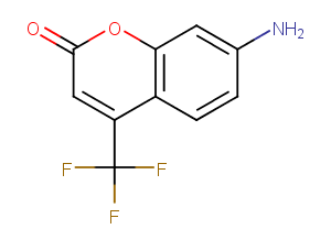 7-Amino-4-(trifluoromethyl)coumarin Chemical Structure