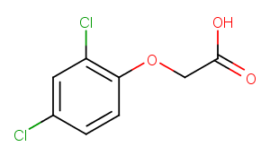 2,4-D Chemical Structure