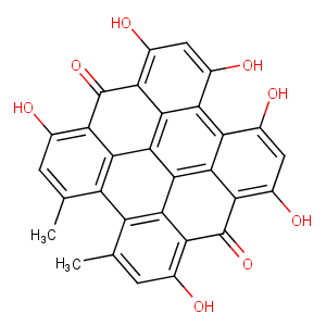 Hypericin Chemical Structure