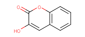 3-Hydroxycoumarin Chemical Structure