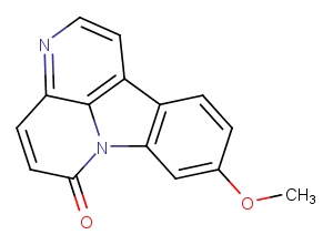 9-Methoxycanthin-6-one Chemical Structure