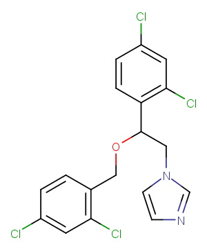 Miconazole Chemical Structure