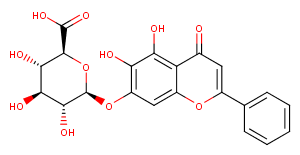 Baicalin Chemical Structure