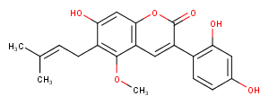 Glycycoumarin Chemical Structure