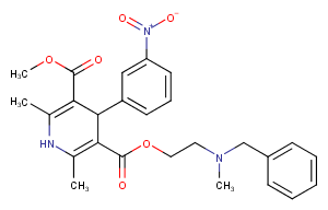 Nicardipine Chemical Structure