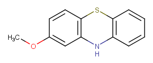 2-Methoxyphenothiazine Chemical Structure