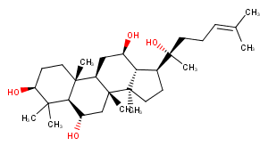 (20S)-Protopanaxatriol Chemical Structure