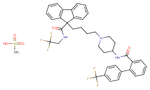 Lomitapide Mesylate Chemical Structure