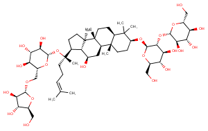 Ginsenoside Rc Chemical Structure