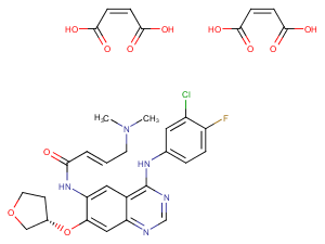 Afatinib Dimaleate Chemical Structure