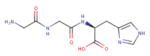 Diglycyl-histidine Chemical Structure