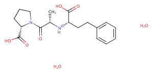 Enalaprilat Dihydrate Chemical Structure