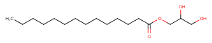 1-Monomyristin Chemical Structure