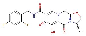 Cabotegravir Chemical Structure