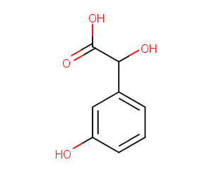 3-Hydroxymandelic Acid Chemical Structure