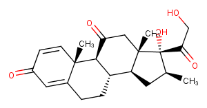 Meprednisone Chemical Structure