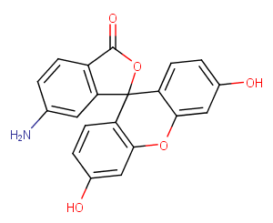 6-Aminofluorescein Chemical Structure