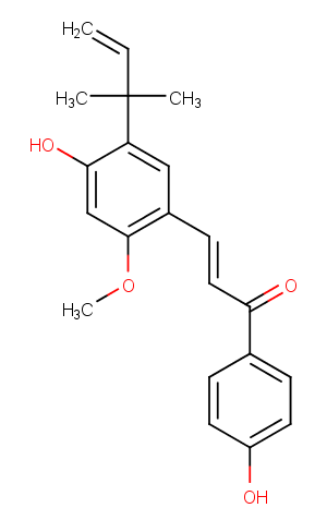 Licochalcone A Chemical Structure