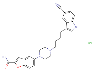 Vilazodone Hydrochloride Chemical Structure