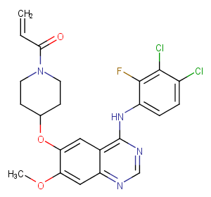 Poziotinib Chemical Structure