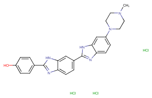 Hoechst 33258 trihydrochloride Chemical Structure