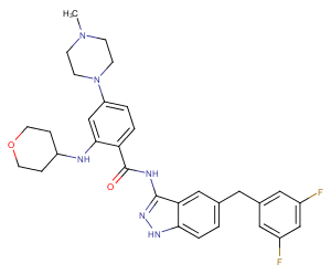 Entrectinib Chemical Structure