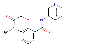 Azasetron hydrochloride Chemical Structure