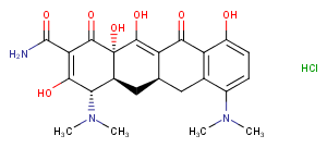 Minocycline hydrochloride Chemical Structure