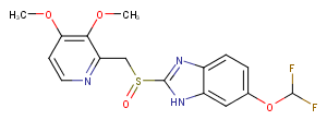Pantoprazole Chemical Structure