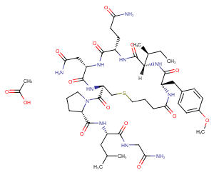 Carbetocin acetate Chemical Structure