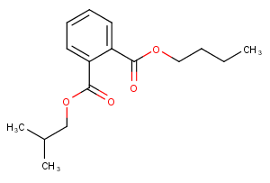 Butyl isobutyl phthalate Chemical Structure