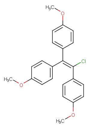 Chlorotrianisene Chemical Structure