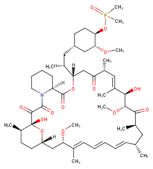 Ridaforolimus Chemical Structure