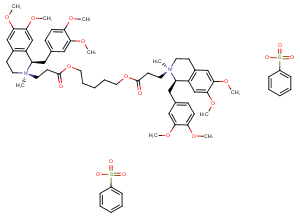 Cisatracurium besylate Chemical Structure