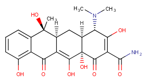 Tetracycline Chemical Structure