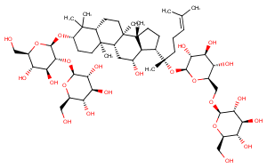 Ginsenoside Rb1 Chemical Structure