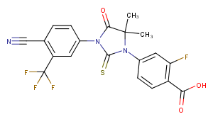 Enzalutamide carboxylic acid Chemical Structure