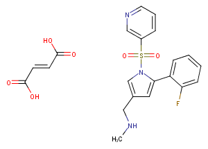 Vonoprazan Fumarate Chemical Structure