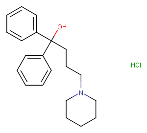 Diphenidol hydrochloride Chemical Structure