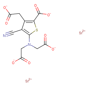 Strontium ranelate Chemical Structure