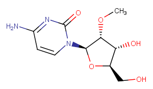 2′-O-Methylcytidine Chemical Structure