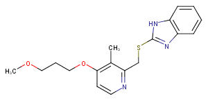 Rabeprazole Sulfide Chemical Structure