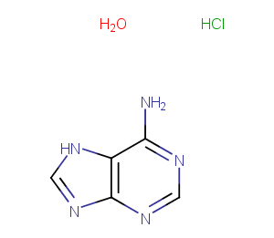 Adenine monohydrochloride hemihydrate