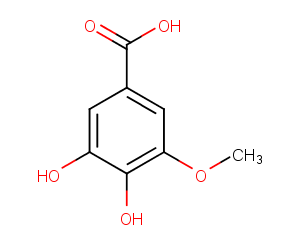 3-O-Methylgallic acid Chemical Structure