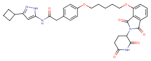 PROTAC CDK9 Degrader-1 Chemical Structure