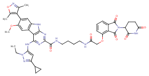 PROTAC BET Degrader-1 Chemical Structure