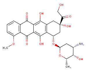 Doxorubicin Chemical Structure